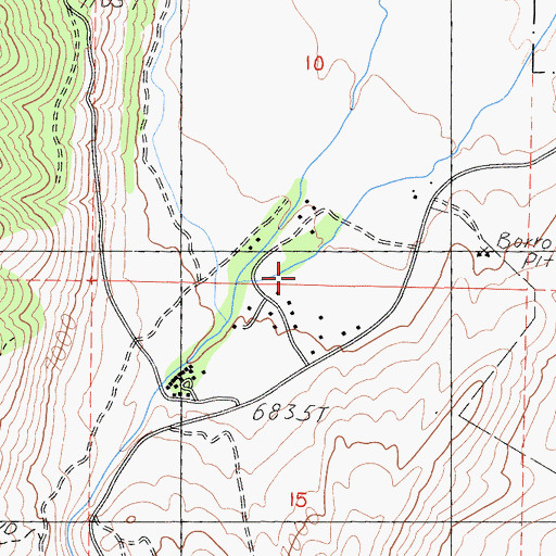 Topographic Map of Docand Als Resort, CA