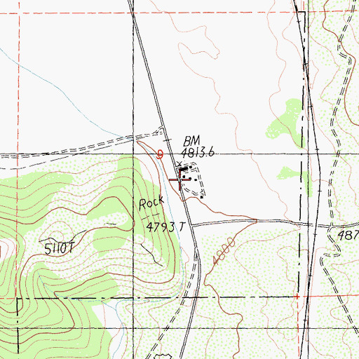 Topographic Map of Deer Mountain Lodge, CA