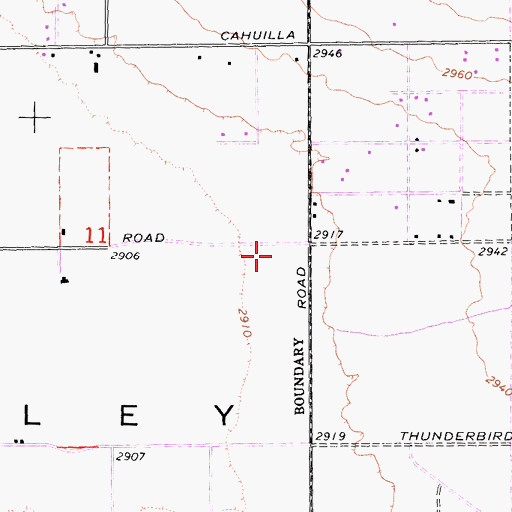 Topographic Map of KITH-AM (Apple Valley), CA