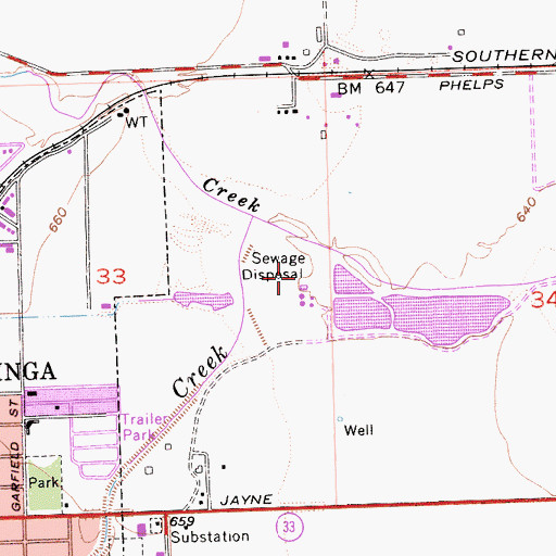 Topographic Map of KKFO-AM (Coalinga), CA