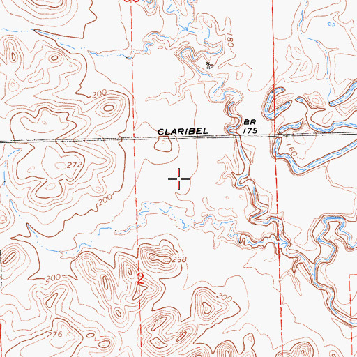 Topographic Map of KTRB-AM (Modesto), CA