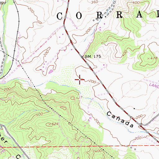 Topographic Map of KRDE-AM (Pismo Beach), CA