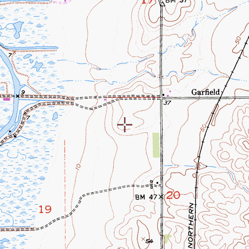 Topographic Map of KKIS-AM (Pittsburg), CA