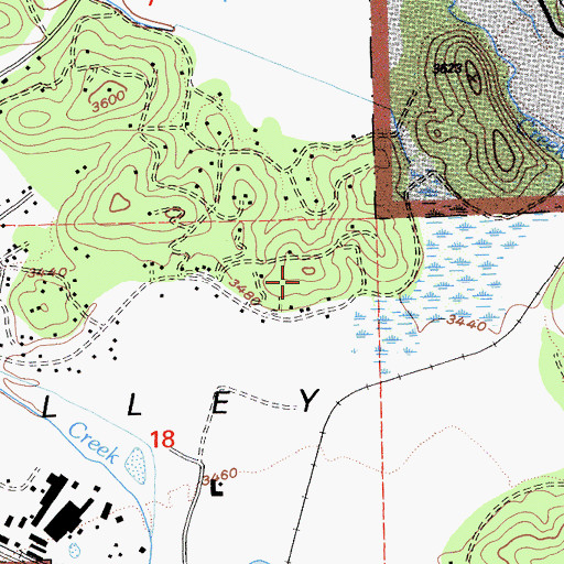 Topographic Map of KPCO-AM (Quincy), CA