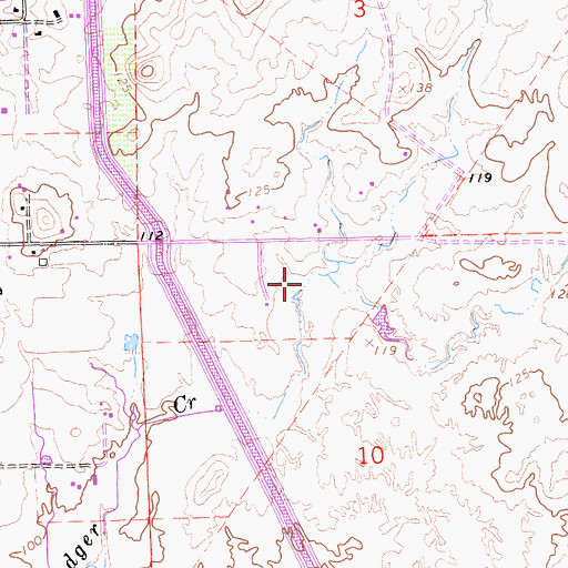 Topographic Map of KRAK-AM (Sacramento), CA
