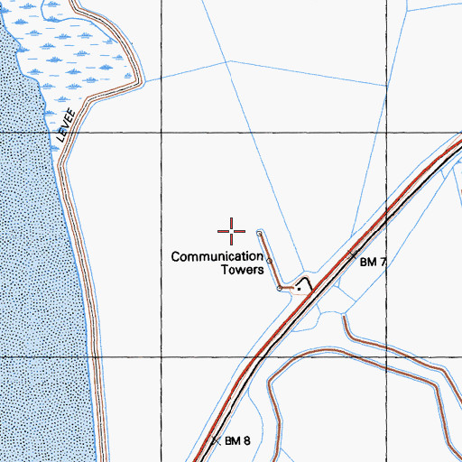 Topographic Map of KGO-AM (San Francisco), CA
