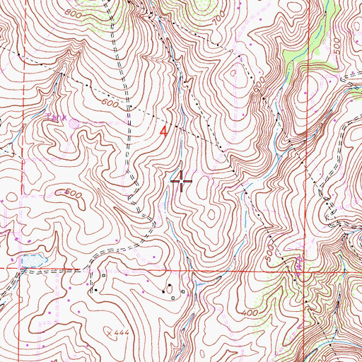 Topographic Map of KPRZ-AM (San Marcos-Poway), CA