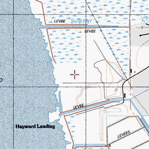 Topographic Map of KOFY-AM (San Mateo), CA