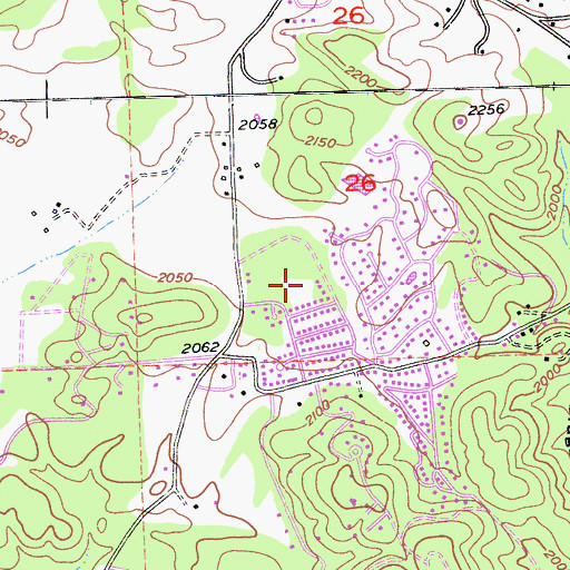 Topographic Map of KVML-AM (Sonora), CA
