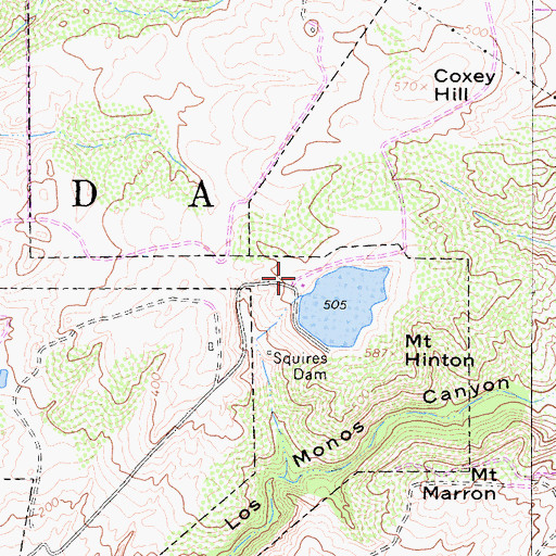 Topographic Map of KKOS-FM (Carlsbad), CA