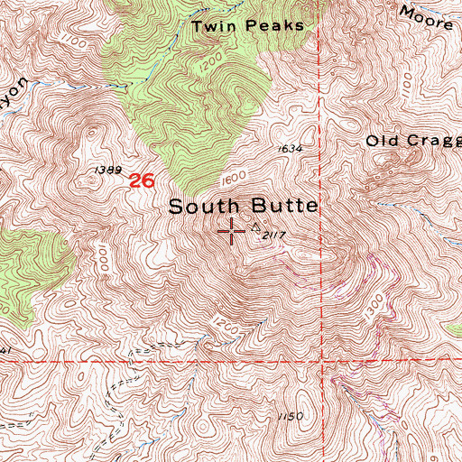 Topographic Map of KKCY-FM (Colusa), CA