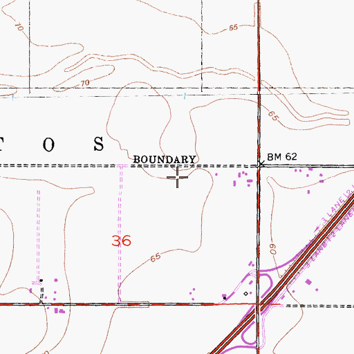 Topographic Map of KLCQ-FM (Davis), CA