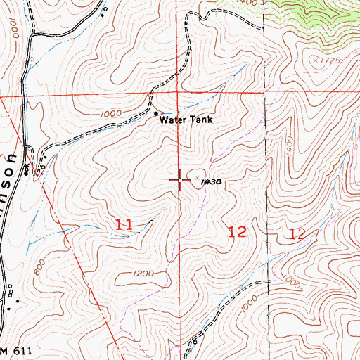 Topographic Map of KPUP-FM (Gonzales), CA