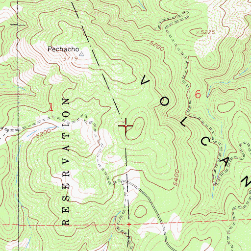 Topographic Map of KBNN-FM (Julian), CA