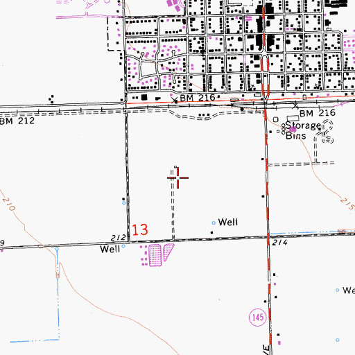 Topographic Map of KTAA-FM (Kerman), CA