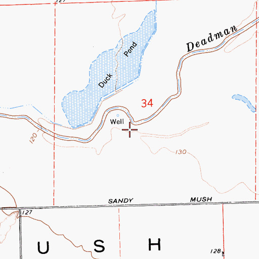 Topographic Map of KSNN-FM (Los Banos), CA