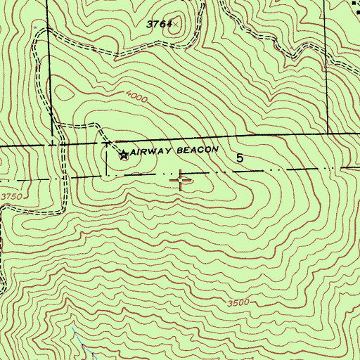 Topographic Map of KMPO-FM (Modesto), CA