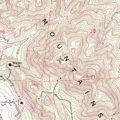 Topographic Map of KGMG-FM (Oceanside), CA