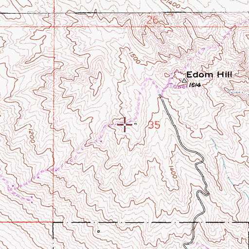Topographic Map of KPSI-FM (Palm Springs), CA