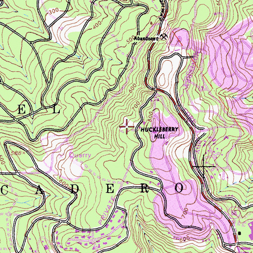 Topographic Map of KSPB-FM (Pebble Beach), CA