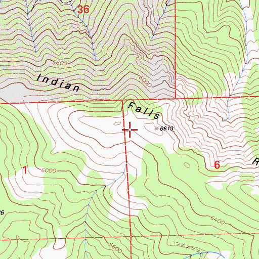 Topographic Map of KQNC-FM (Quincy), CA