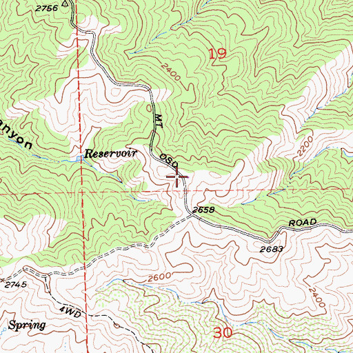 Topographic Map of KUOP-FM (Stockton), CA