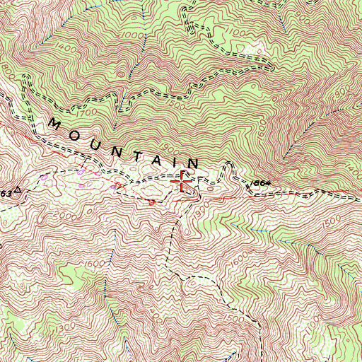 Topographic Map of KHAY-FM (Ventura), CA