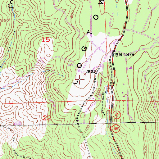 Topographic Map of KCMY-TV (Sacramento), CA