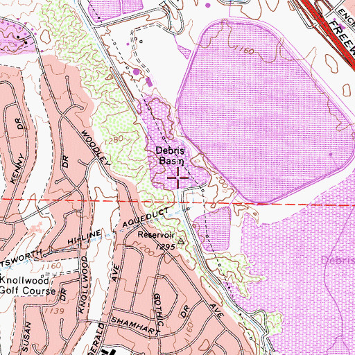 Topographic Map of Channel Diversion Dike 6-039 Dam, CA