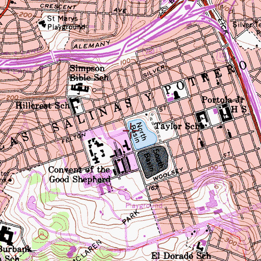 Topographic Map of University Mound North Basin 10-015 Dam, CA