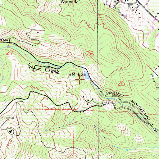 Topographic Map of Saint Helena Upper 16 Dam, CA