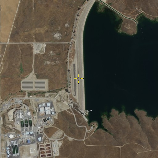 Aerial/Satellite Image of Robert A Skinner 35-012 Dam, CA