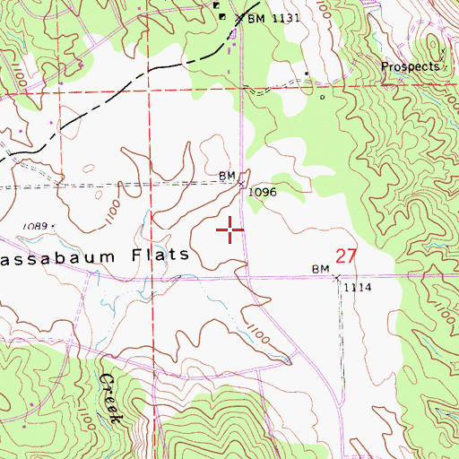 Topographic Map of McSwain 58-004 Dam, CA