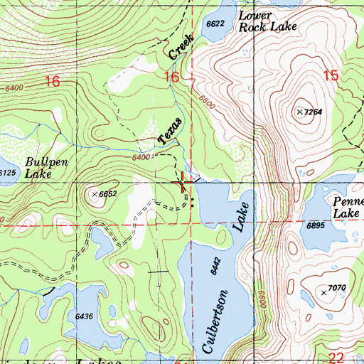 Topographic Map of Culbertson 97-017 Dam, CA