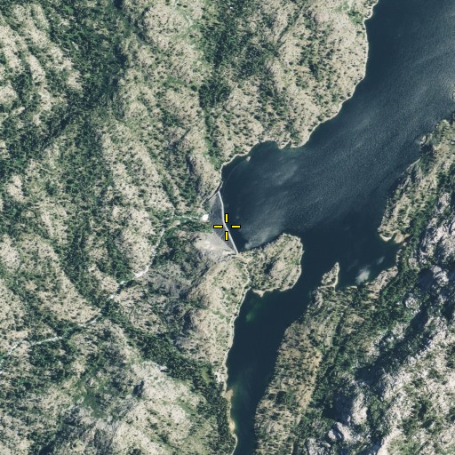 Aerial/Satellite Image of Lake Fordyce 97-028 Dam, CA