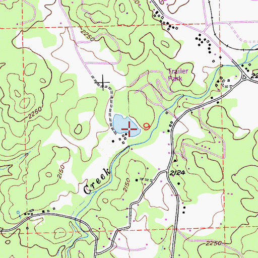 Topographic Map of Kincaid 97-072 Dam, CA