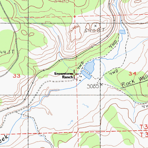 Topographic Map of Horse Lake 245 Dam, CA