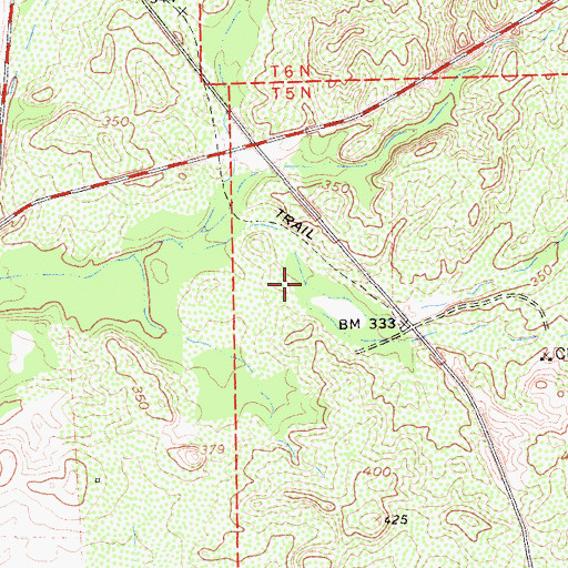 Topographic Map of Sand Plant 485 Dam, CA