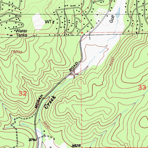 Topographic Map of Fly in Acres 503 Dam, CA