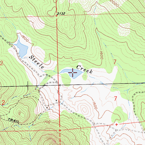Topographic Map of Christensen Number 1 504 Dam, CA