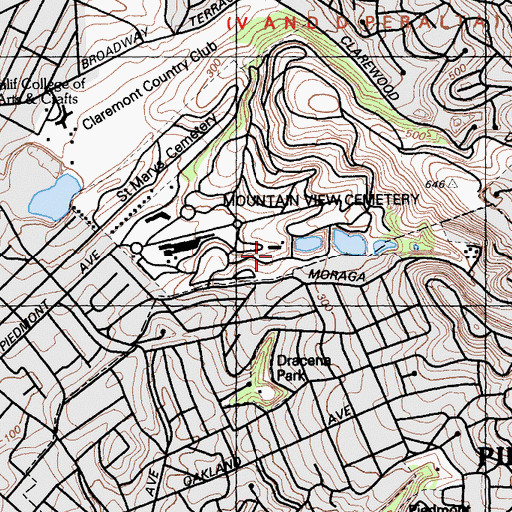 Topographic Map of Lower Edwards 591-002 Dam, CA