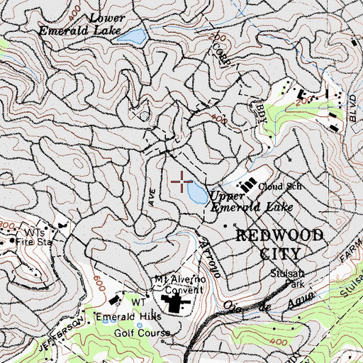 Topographic Map of Lynda Lake 600 Dam, CA