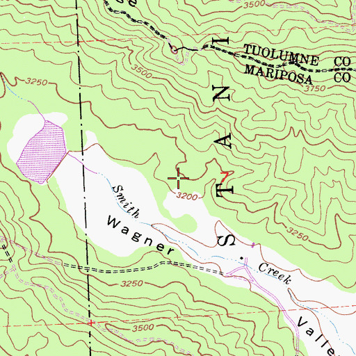 Topographic Map of Green Valley 673 Dam, CA