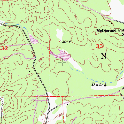 Topographic Map of Metzger 676 Dam, CA
