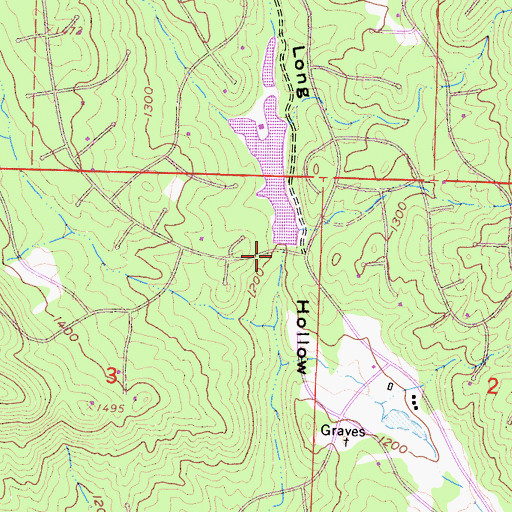Topographic Map of Spring 687-002 Dam, CA
