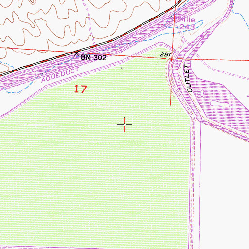 Topographic Map of Buena Vista 732 Dam, CA