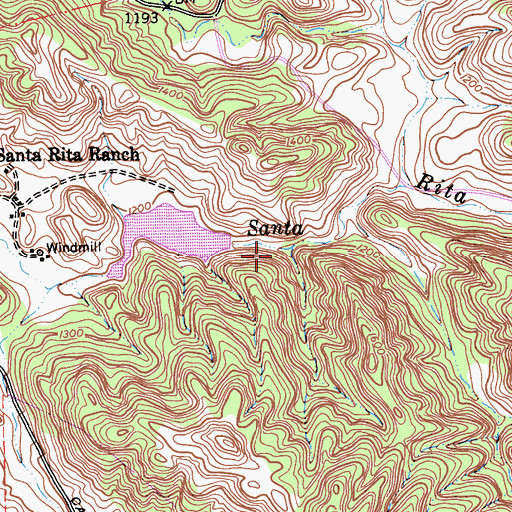 Topographic Map of Hartzell 746 Dam, CA