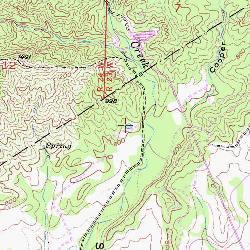 Topographic Map of Anola 762 Dam, CA