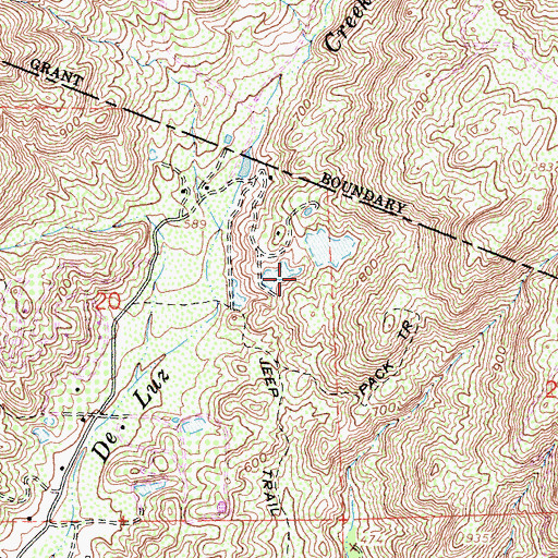 Topographic Map of Matthews 858 Dam, CA