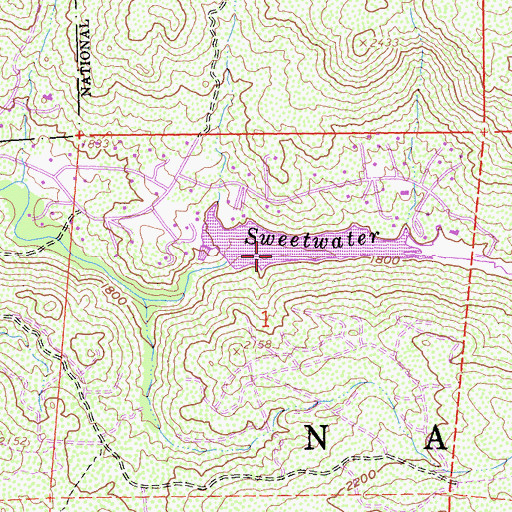 Topographic Map of Palo Verde 860 Dam, CA